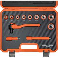 Insulated Ratchet & Socket Set with Case, 1000 V, 12 Pcs Pryde Industrial Inc.