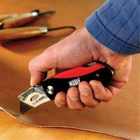 Folding Utility Knife, 2-3/8" Blade, Plastic/Cushion Handle Pryde Industrial Inc.
