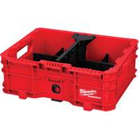 Bac &agrave; profil bas PACKOUT, 15" x 18-5/8" x 6-5/8", Noir/Rouge Pryde Industrial Inc.