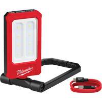 Rechargeable Low-Profile Magnetic Task Light, LED, 100/250/500 Lumens, Plastic/Aluminum Housing Pryde Industrial Inc.