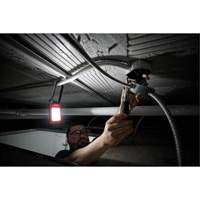 Rechargeable Low-Profile Magnetic Task Light, LED, 100/250/500 Lumens, Plastic/Aluminum Housing Pryde Industrial Inc.