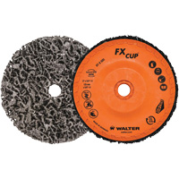 Brosse-boisseau FX, 4-1/2" dia., Oxyde d'aluminium Pryde Industrial Inc.