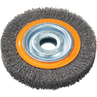 Brosse rotative, 7" dia., Fils 0,118", Arbre 1-1/4" Pryde Industrial Inc.