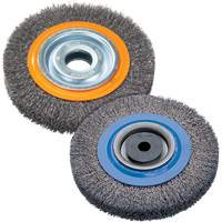 Brosse rotative, 8" dia., Fils 0,118", Arbre 1-1/4" Pryde Industrial Inc.