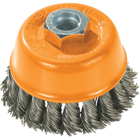 Wire Cup Brush, 3" Dia. x 5/8"-11 Arbor Pryde Industrial Inc.