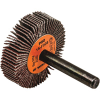 Flap Wheels-Coolcut Flap Wheels, Aluminum Oxide, 80 Grit, 1-1/2" x 3/8" x 1/4" Pryde Industrial Inc.