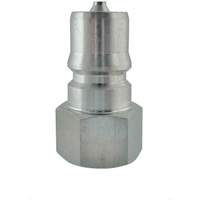 Hydraulic Quick Coupler - Plug, Stainless Steel, 1/4" Dia. Pryde Industrial Inc.