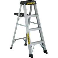 3400 Series Industrial Extra Heavy-Duty Step Ladder, 4', Aluminum, 300 lbs. Capacity, Type 1A Pryde Industrial Inc.
