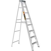 Step Ladder, 8', Aluminum, 225 lbs. Capacity, Type 2 Pryde Industrial Inc.