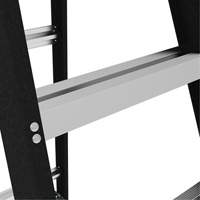 Step Ladder with Paint Tray, 10', Fibreglass, 250 lbs. Capacity, Type 1 Pryde Industrial Inc.