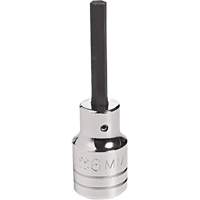 Socket Bit, Hex, 18 mm x 4" L, 1/2" Drive Pryde Industrial Inc.