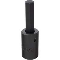 Socket Bit, Hex, 1/2" x 3-5/8" L, 1/2" Drive Pryde Industrial Inc.