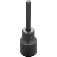 Socket Bit, Hex, 6 mm x 3-1/4" L, 1/2" Drive Pryde Industrial Inc.