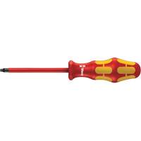 Insulated Square Plus Screwdriver, #2 Tip, Round, 8-1/16" L, Plastic Handle Pryde Industrial Inc.