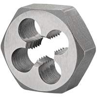 Hexagon Rethreading Bolt Die, 1.67" Dia., M22x1.5 Thread, High Speed Steel Pryde Industrial Inc.