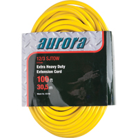 Vinyl Extension Cord with Light Indicator, Outdoor, SJTOW, 12/3 AWG, 15 A, 100' Pryde Industrial Inc.