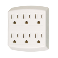 Adaptateurs, 6 Prise(s), 15 A, 1875 W, 125 Pryde Industrial Inc.
