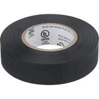Electrical Tape, 19 mm (3/4") x 18 M (60'), Black, 7 mils Pryde Industrial Inc.