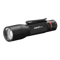 HX5 Flashlight, LED, 130 Lumens, AA Batteries Pryde Industrial Inc.