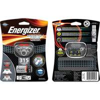 Vision HD+ Focus Headlamp, LED, 315 Lumens, 6 Hrs. Run Time, AAA Batteries Pryde Industrial Inc.