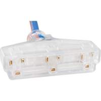 TPE-Rubber Extension Cord with Light Indicator, All-Weather, SJEOW, 12/3 AWG, 15 A, 3 Outlet(s), 25' Pryde Industrial Inc.
