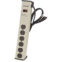 Barre de limiteur de surtension, 6 Prises, 900 J, 1500 W, Cordon 6' Pryde Industrial Inc.