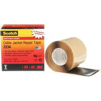 Scotch&reg; Cable Jacket Repair Tape, 51 mm (2") x 1.8 m (6'), Black, 60 mils Pryde Industrial Inc.