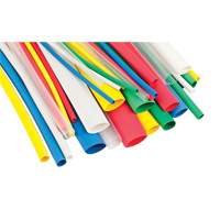 Tube thermor&eacute;tractable, Paroi mince, 1/2', 0,25" (6,35mm) - 0,25" (6,35mm) Pryde Industrial Inc.