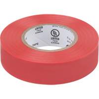 Electrical Tape, 19 mm (3/4") x 18 M (60'), Red, 7 mils Pryde Industrial Inc.