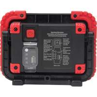 Lampe de travail portative, DEL, 10 W, 1000 lumens, Boîtier en Plastique Pryde Industrial Inc.