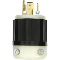 Fiche verrouillable de calibre industriel, Nylon, 30 A, 347 V/600 V, L20-30P Pryde Industrial Inc.