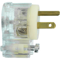 Angled Hospital Grade Extension Plug, Nylon, 15 Amps, 125 V Pryde Industrial Inc.