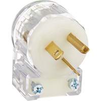 Angled Hospital Grade Extension Plug, Nylon, 20 Amps, 250 V Pryde Industrial Inc.
