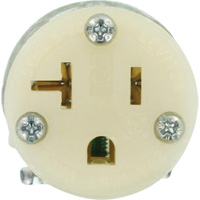 Hospital Grade Extension Plug Connector, 5-20R, Nylon Pryde Industrial Inc.