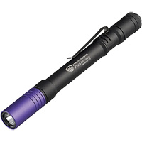 Lampe stylo UV avec port de recharge micro USB Stylus Pro, DEL, Corps en Aluminium, piles Rechargeable, Compris Pryde Industrial Inc.