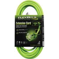 Flexzilla&reg; Pro Industrial Extension Cord, All-Weather, SJTW, 14/3 AWG, 15 A, 25' Pryde Industrial Inc.