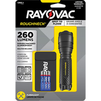 Tactical Spot-to-Flood Flashlight, LED, 320 Lumens, AAA Batteries Pryde Industrial Inc.