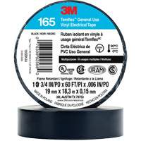 Temflex General Use Vinyl Electrical Tape 165, 19 mm (3/4") x 18 M (60'), Black, 6 mils Pryde Industrial Inc.