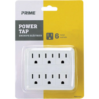 Power Tap, 6 Outlet(s), 15 A, 1875 W, 125 V Pryde Industrial Inc.