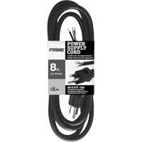 Replacement Brown Power Supply Cord XJ243 | Pryde Industrial Inc.