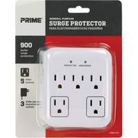 Surge Protector, 5 Outlets, 900 J, 1875 W XJ249 | Pryde Industrial Inc.