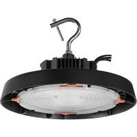 UFO High Bay Light, LED, 120 - 347 V, 100 W, 7.3" H x 11" W Pryde Industrial Inc.