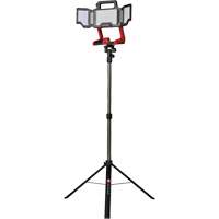 18V Professional Cordless Folding Panel Work Light on Tripod, LED, 3600 Lumens Pryde Industrial Inc.