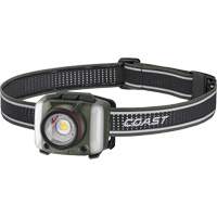 FL97R Tri-Colour Headlamp with Twist Focus & Voice Activation, LED, 830 Lumens, 2 Hrs. Run Time, Rechargeable Batteries Pryde Industrial Inc.