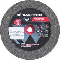 Bench Grinding Wheel, 6" x 3/4", 1" Arbor, 1 Pryde Industrial Inc.