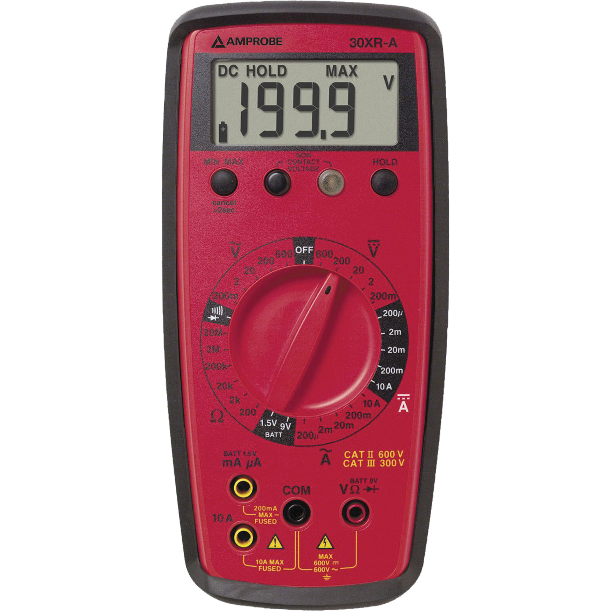 Amprobe 30XRA Digital Multimeter, AC/DC Voltage, AC/DC Current Pryde